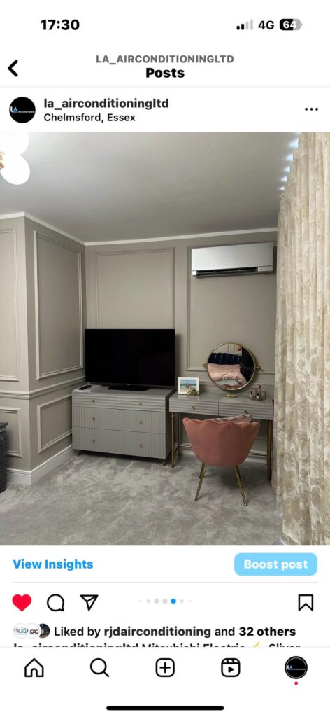 air conditioner in workplace