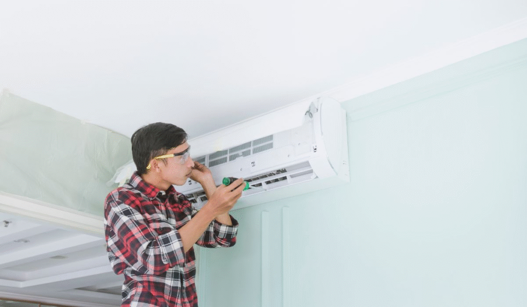 Air conditioner installation